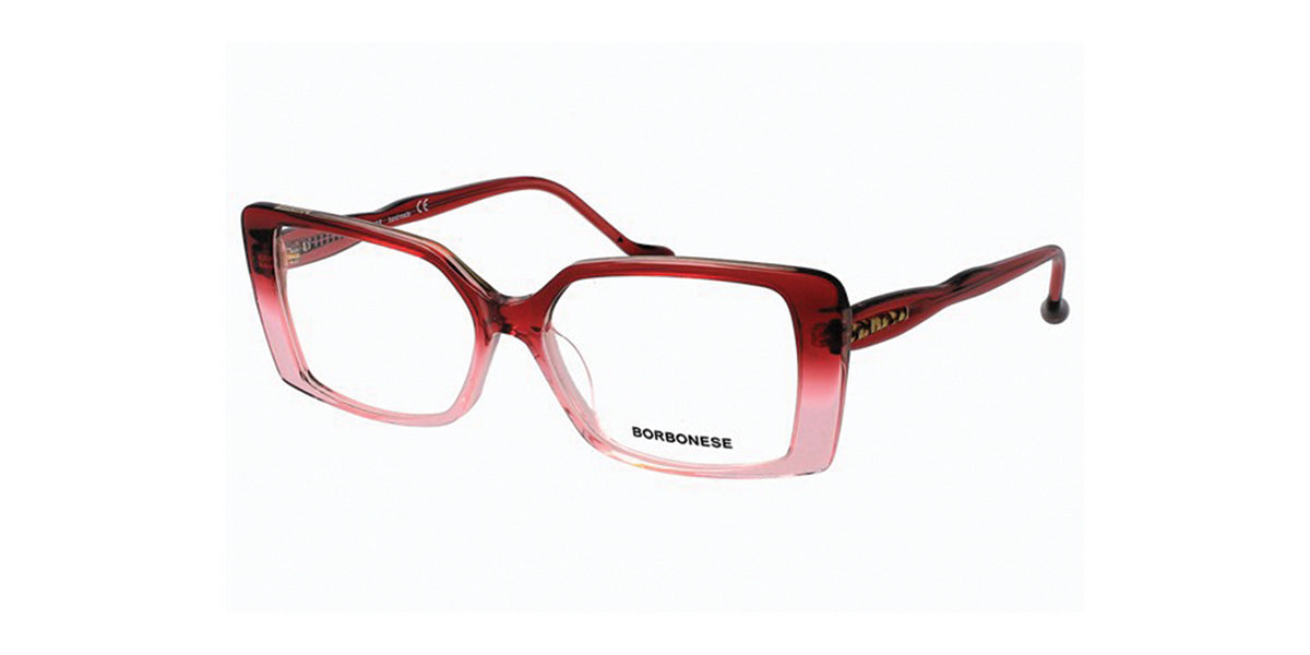 Borbonese™ Deva COL 05 - Rectangular Shape - Pink Women Eyeglass