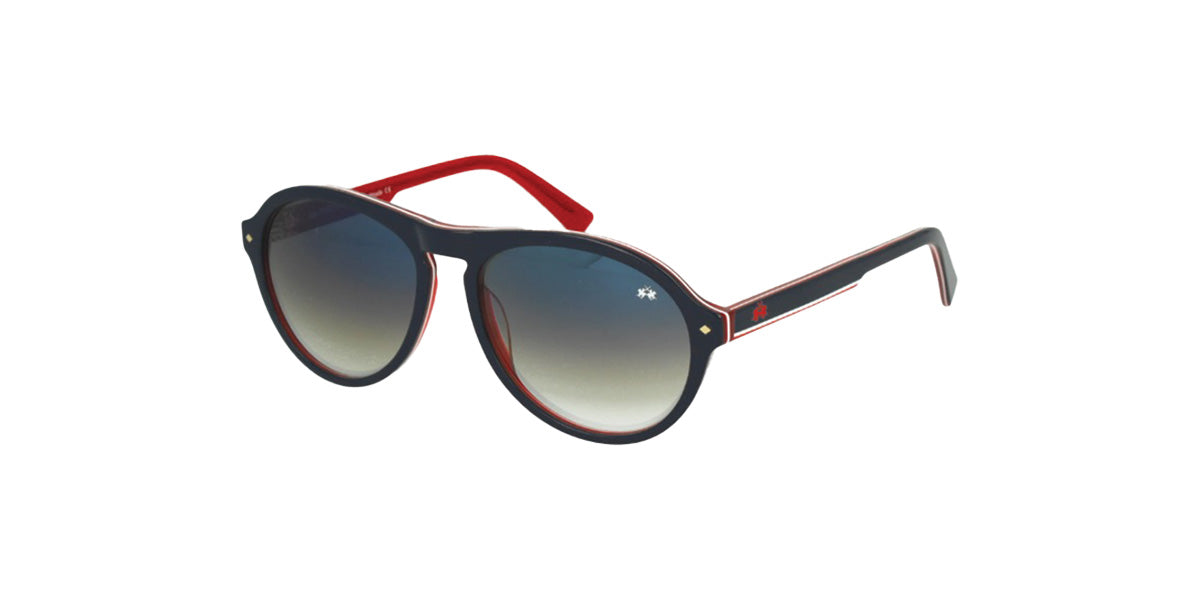 La Martina™ MAS118 COL 02 - Round - Dark Blue Unisex Sunglass