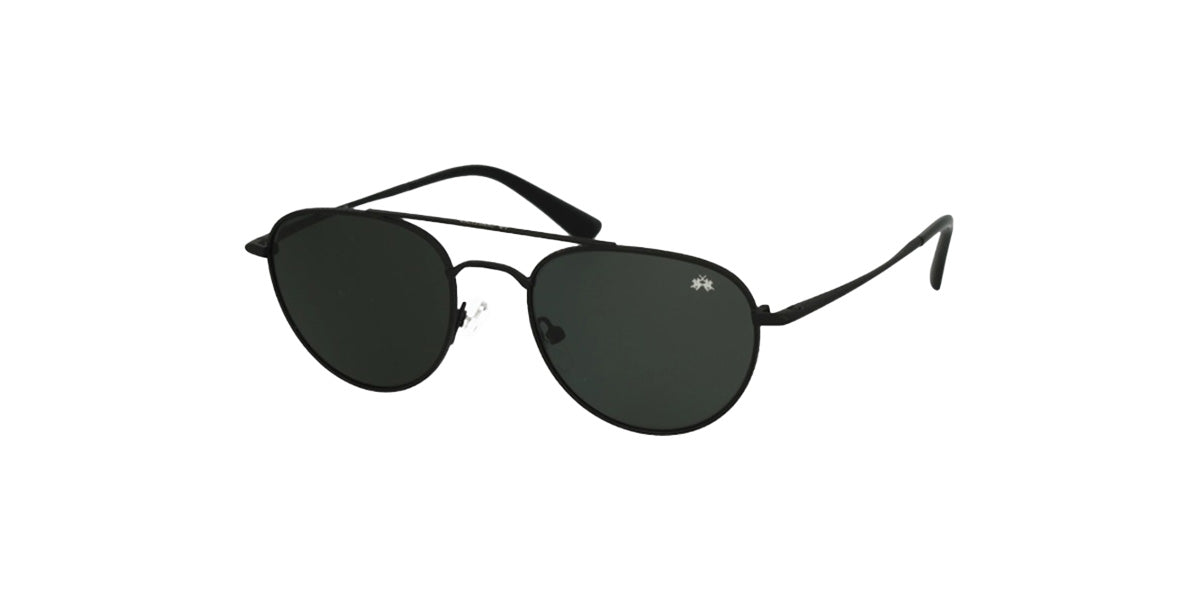 La Martina™ MAS122 COL 01 - Oval - Black Unisex Sunglass