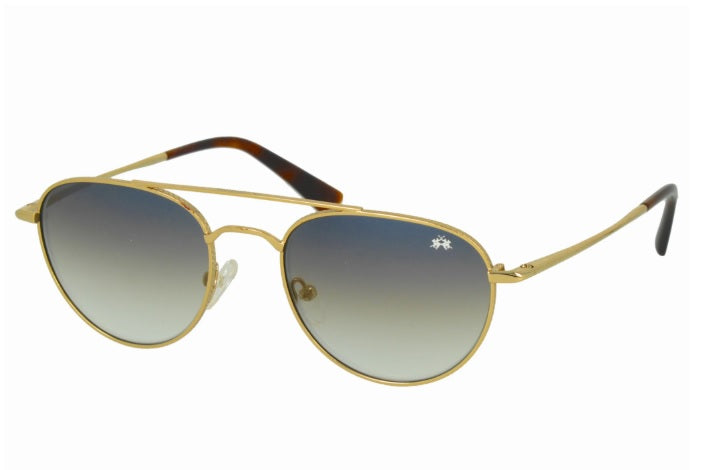 La Martina™ MAS122 COL 12 - Oval - Gold Unisex Sunglass
