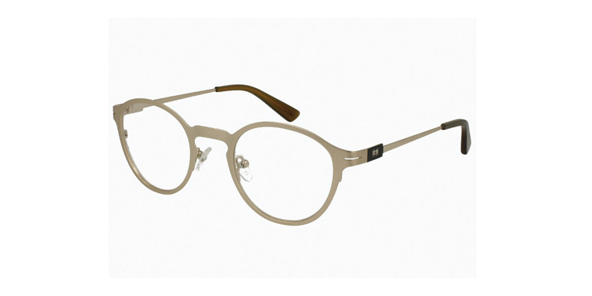 La Martina™ MAV727 COL 10 - Round - Gold Unisex Eyeglass