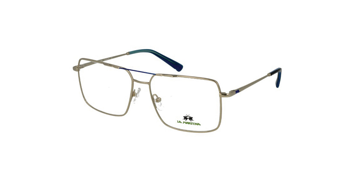La Martina™ MAV736 COL 10 - Square Shape - Gold Men Eyeglass