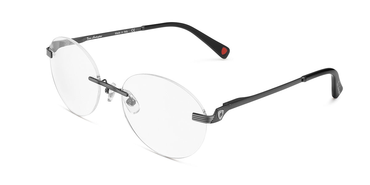 Tonino Lamborghini ™ TL017-04 Titanium Rimless with spring sides - Gunmetal