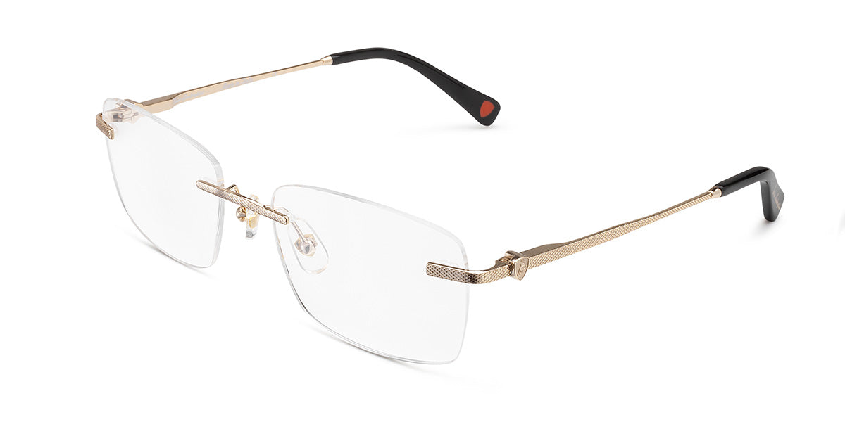 Tonino Lamborghini ™ TL020-02 Titanium Rimless - Gold