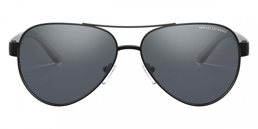 Armani Exchange™ AX2034S 60636G 59 - Matte Black - Mirrored