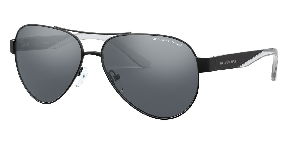 Armani Exchange™ AX2034S 60636G 59 - Matte Black - Mirrored