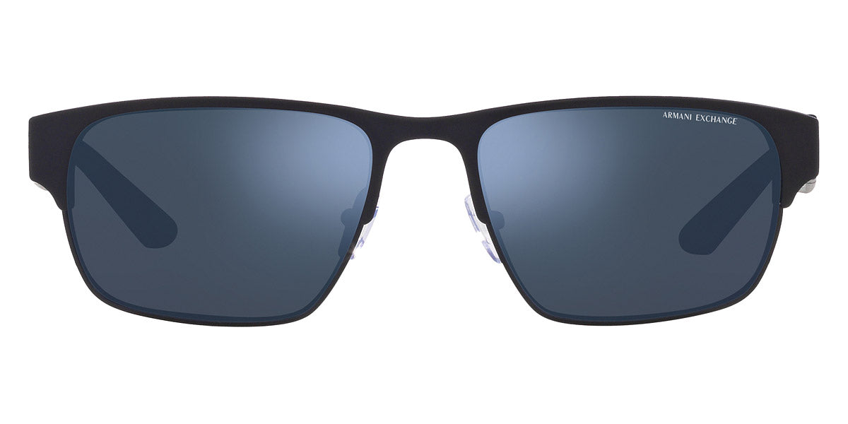 Armani Exchange™ AX2046S 609955 57 - Matte Blue/White - Mirrored