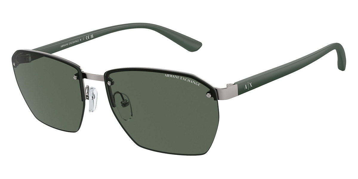 Armani Exchange™ AX2048S 600371 59 - Matte Gunmetal/Matte Green