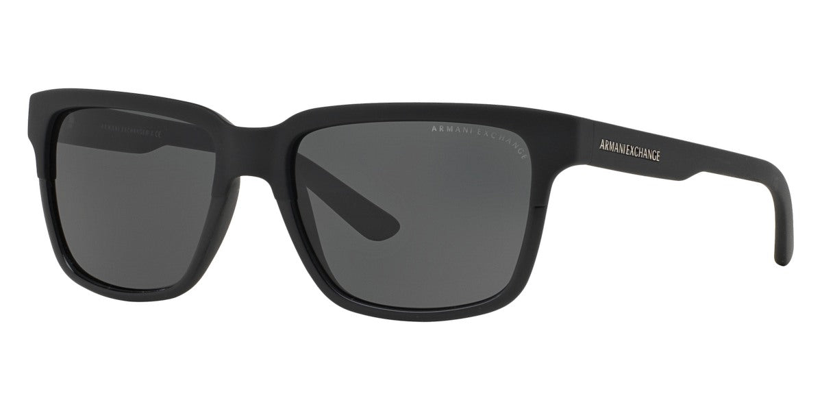 Armani Exchange™ AX4026S 812287 56- Unisex - Matte & Shiny Black