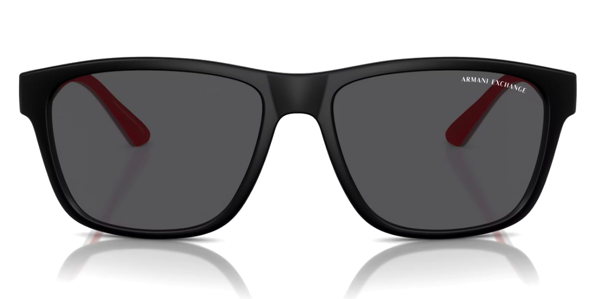 Armani Exchange™ AX4135S 807881 59 - Polarized - Matte Black/Black Gradient Red