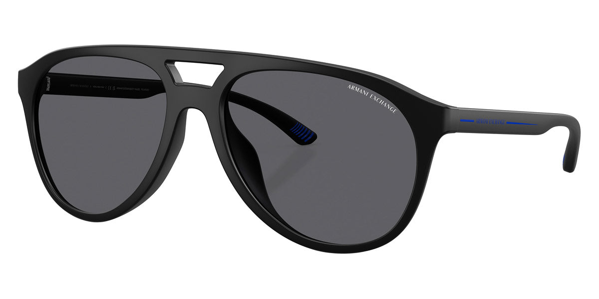 Armani Exchange™ AX4156SU 8078T3 59 - Matte Black - Polarized Gray