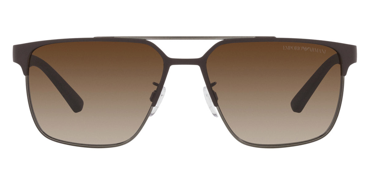 Emporio Armani™ EA2134 316113 58 - Matte Brown/Gunmetal