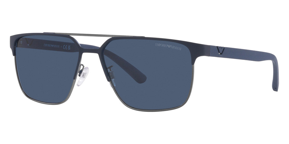 Emporio Armani™ EA2134 316280 58 - Matte Blue/Gunmetal