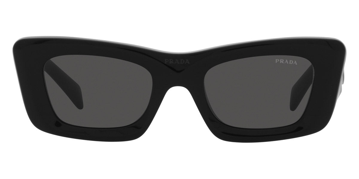 Prada™ PR 13ZS 1AB5S0 50 Cat-Eye - Black