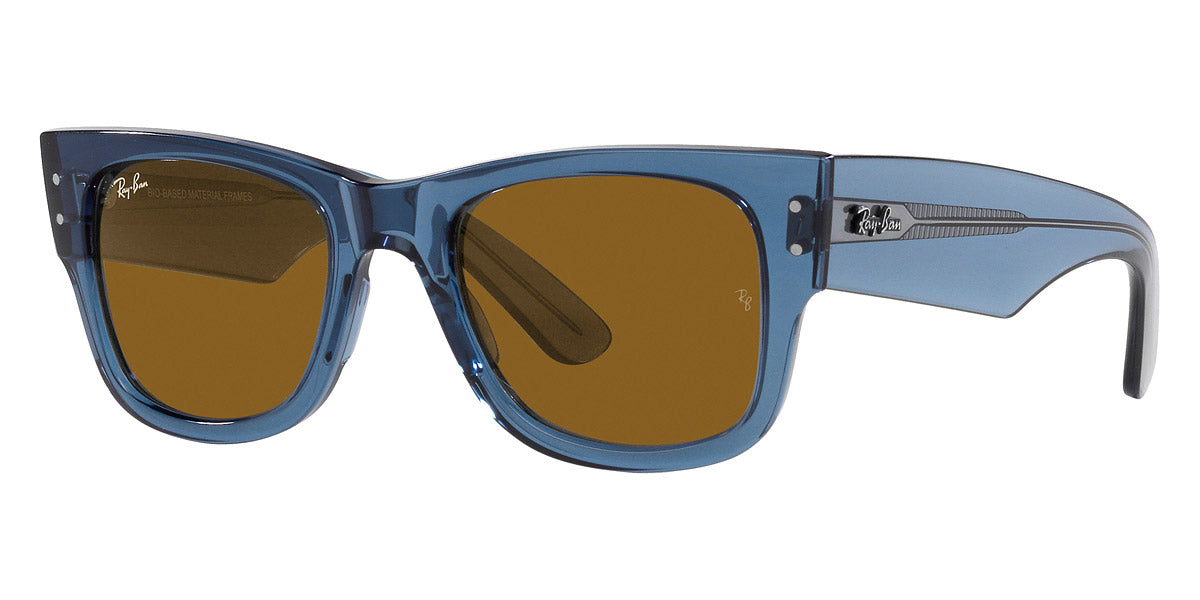 Ray-Ban™ Mega Wayfarer RB0840S 668073 51 - Transparent Blue - Unisex