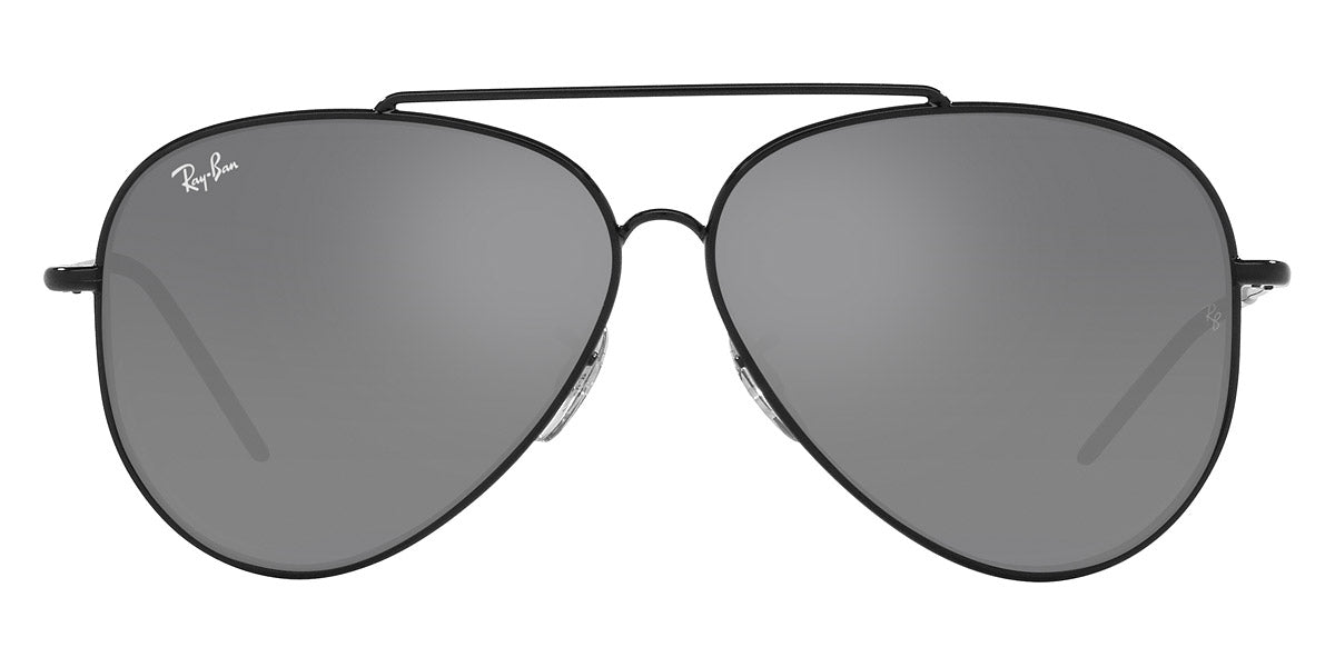 Ray-Ban™ Aviator Reverse RBR0101S 002/GS 59 - Black - Mirrored - Unisex