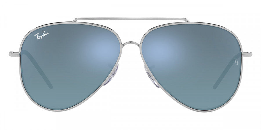 Ray-Ban™ Aviator Reverse RBR0101S 003GA 59 - Silver - Unisex - Mirrored