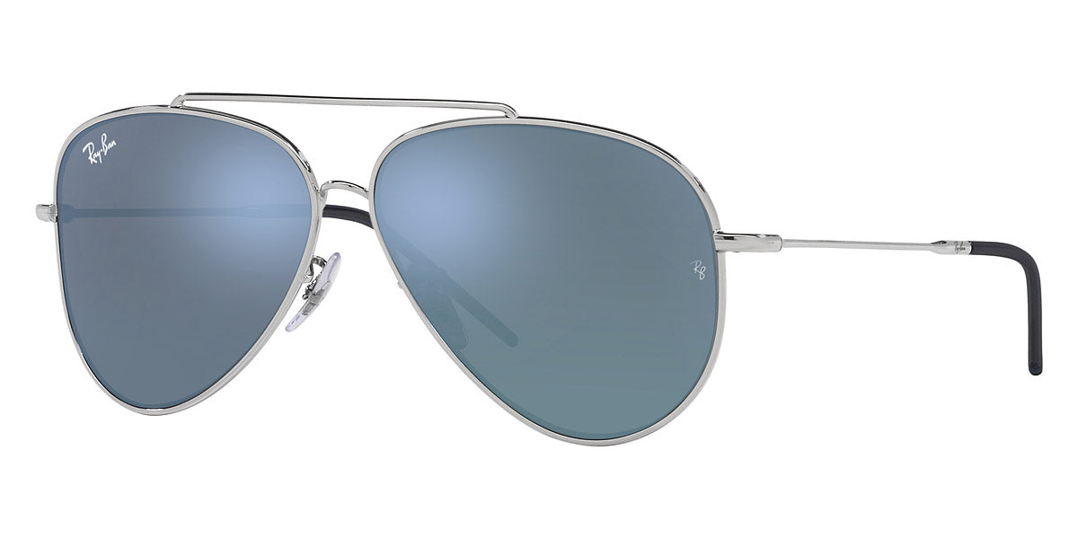 Ray-Ban™ Aviator Reverse RBR0101S 003GA 59 - Silver - Unisex - Mirrored