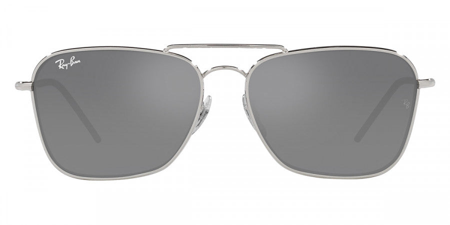 Ray-Ban™ Caravan Reverse RBR0102S 003GS 58 - Silver - Unisex - Mirrored