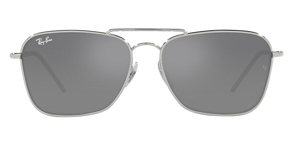 Ray-Ban™ Caravan Reverse RBR0102S 003/GS 58 - Silver - Mirrored - Unisex