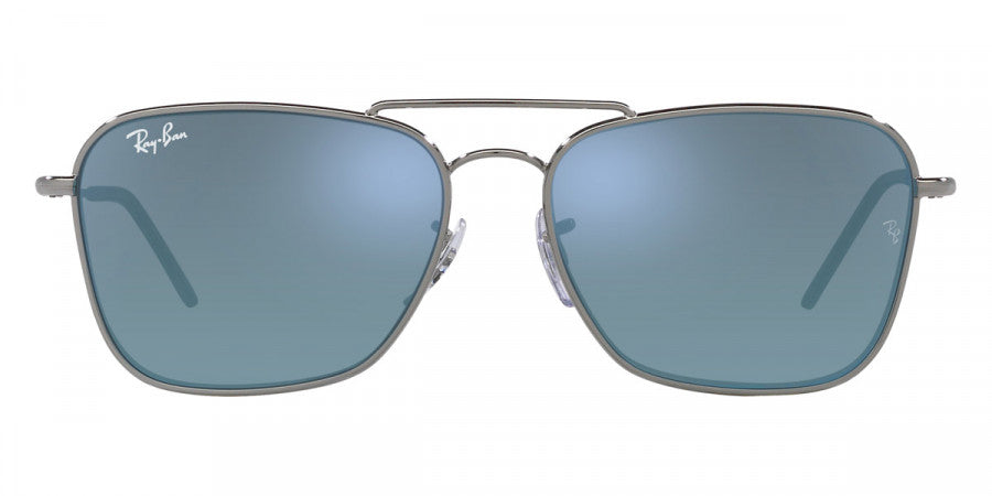 Ray-Ban™ Caravan Reverse RBR0102S 004GA 58 - Gunmetal - Unisex - Mirrored
