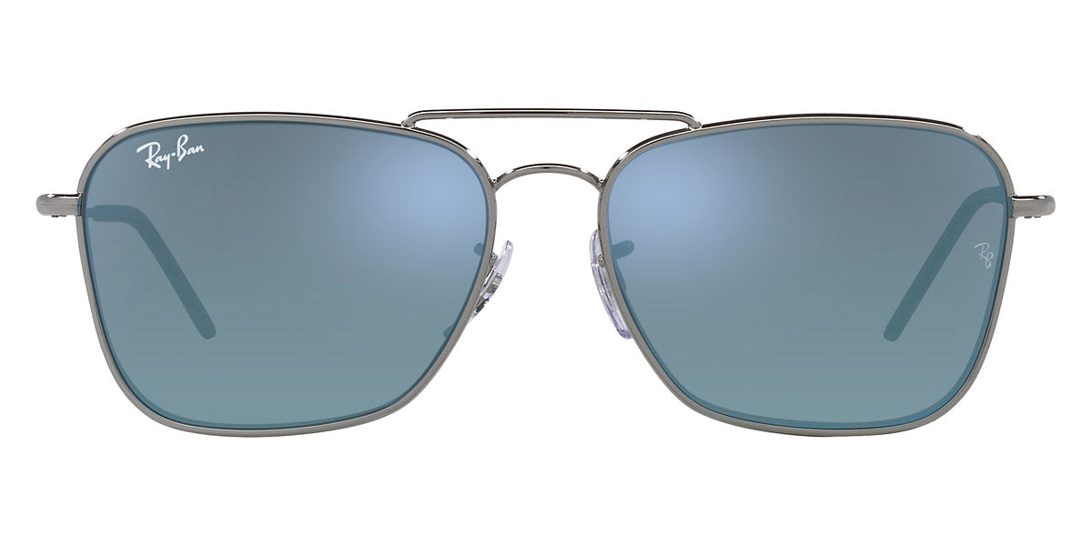 Ray-Ban™ Caravan Reverse RBR0102S 004/GA 58 - Gunmetal - Mirrored - Unisex