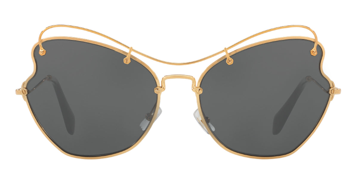 MIU MIU SMU 56R 7OE-1A1 Antique Gold - Black