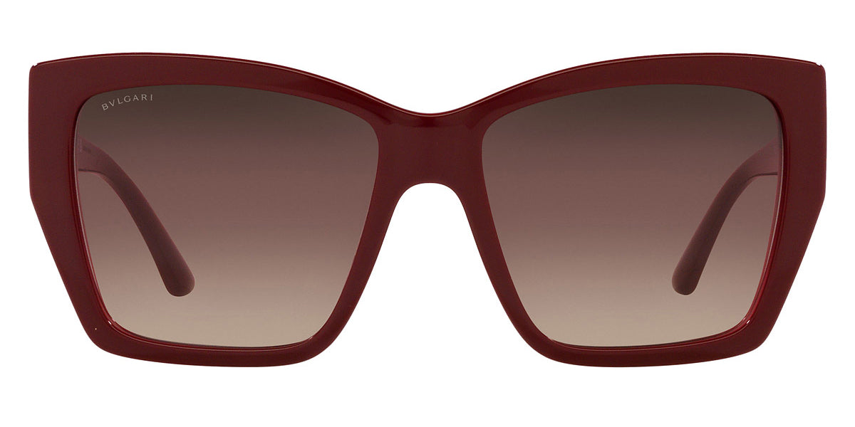 Bvlgari BV8260 5469E2 57 Bordeaux on Transparent Red