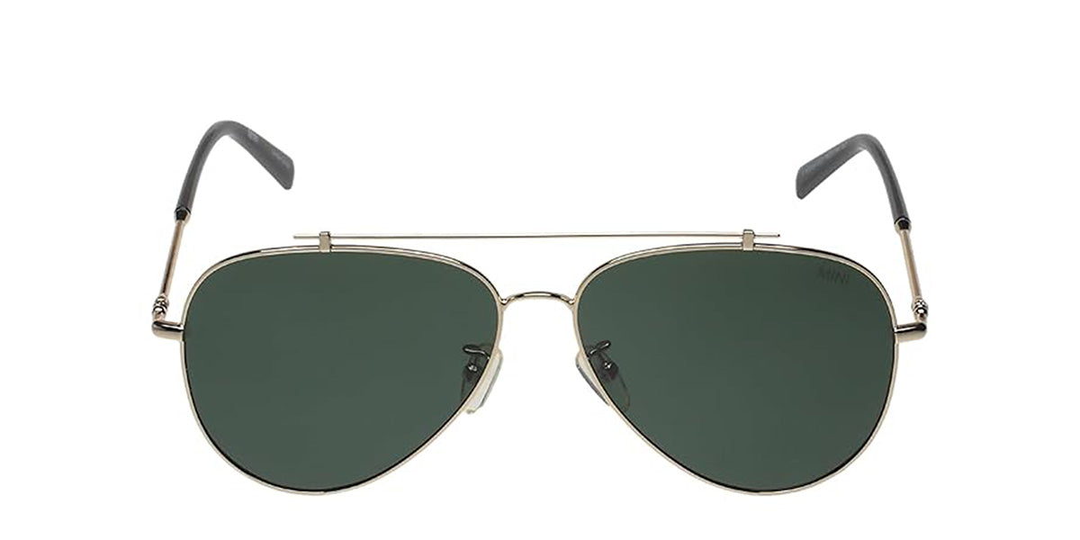 Mini Copper™ M32030-001P 59 Gold - Aviator Polarized - Green