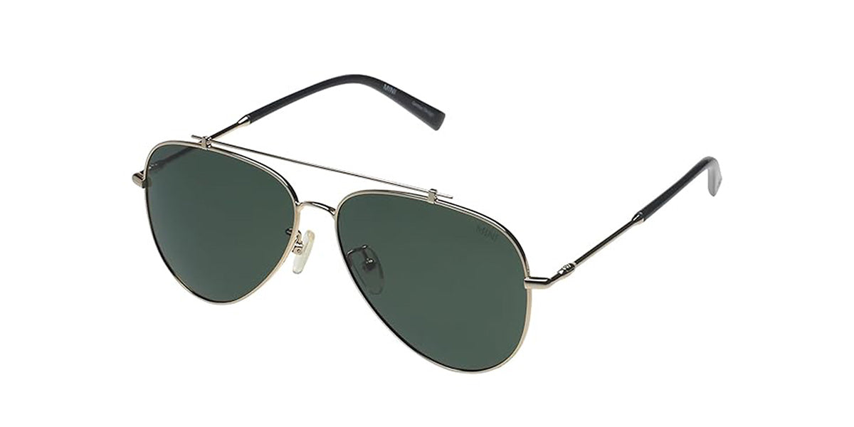 Mini Copper™ M32030-001P 59 Gold - Aviator Polarized - Green