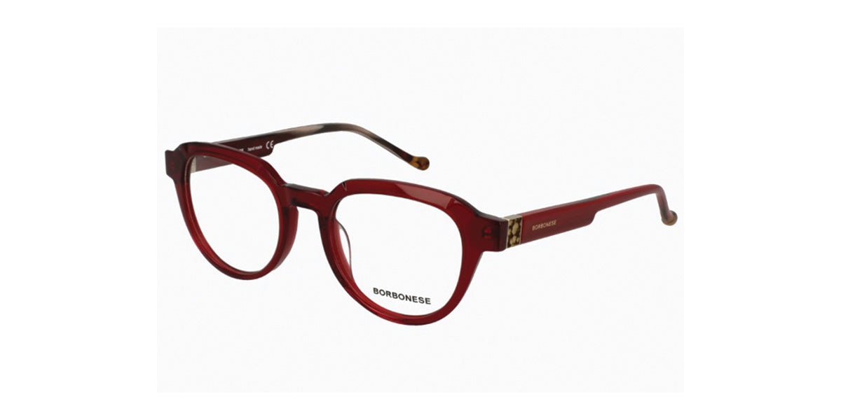 Borbonese™ BEV6106 COL 05 - Red Round Women Eyeglass