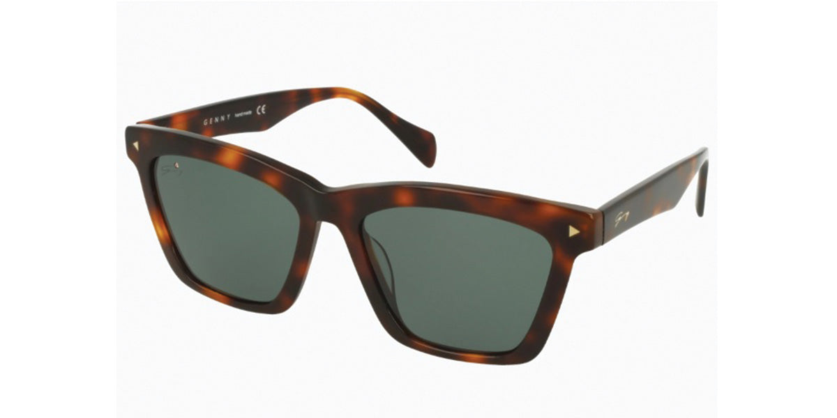 GENNY™ GYS920 COL 16 - Rectangular Shape - Dark Havana Unisex Sunglass
