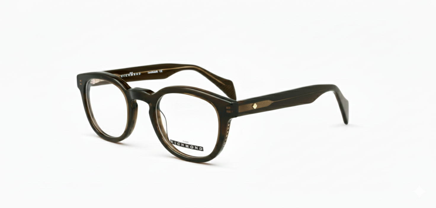 John Richmond™ RIV102 COL 09 - Round - Dark Green - Women Eyeglass