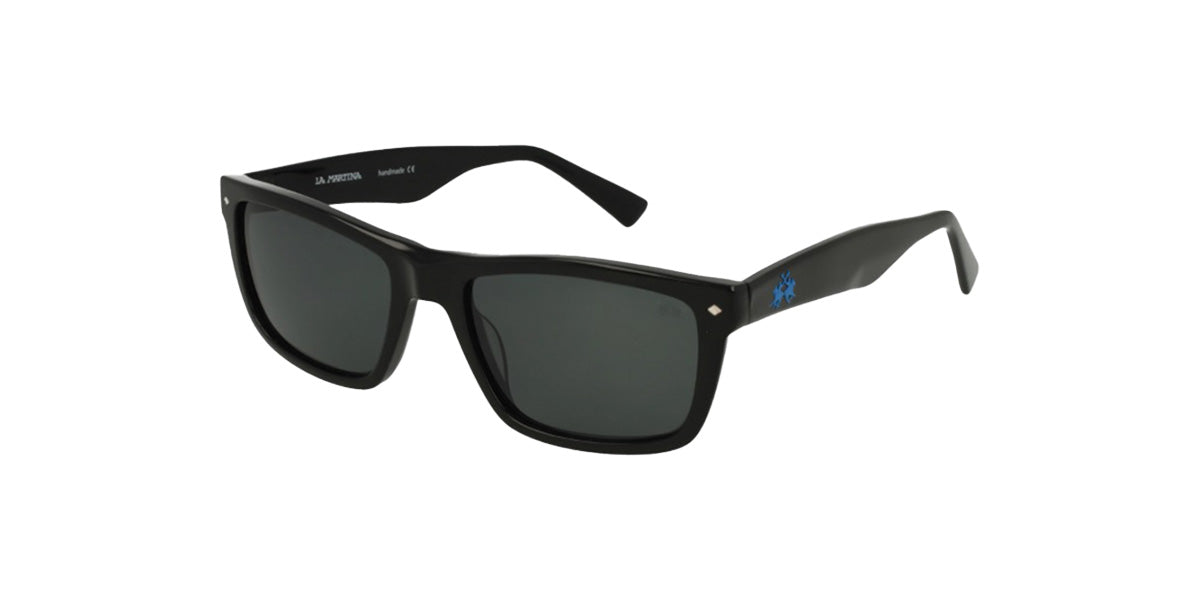 La Martina™ MAS112 COL 00 - Square Shape - Black Men Sunglass