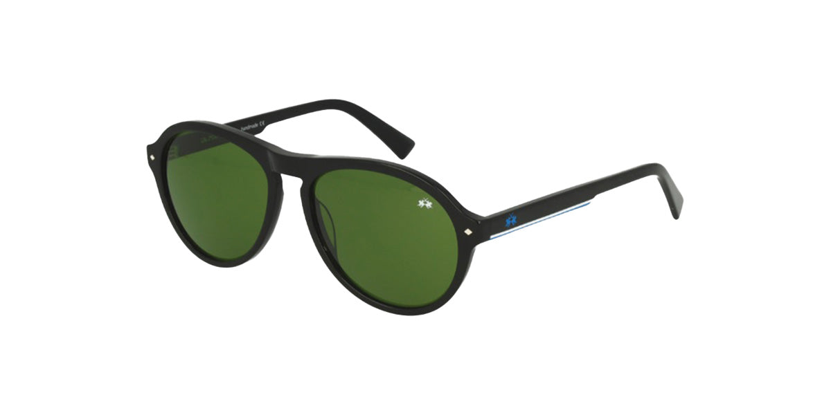 La Martina™ MAS118 COL 00 - Round - Black Men Sunglass