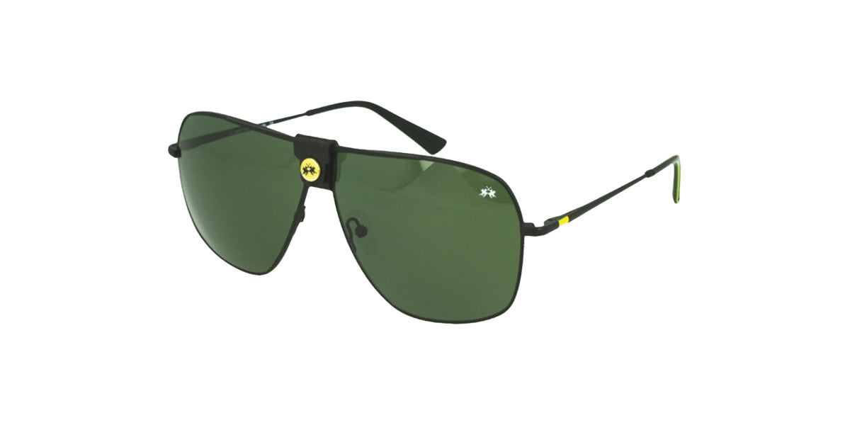 La Martina™ MAS120 COL 01  - Rectangular Shape - Black Men Sunglass