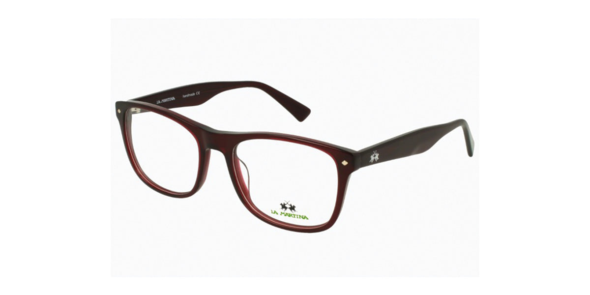 La Martina™ MAV708 COL 16 - Square Shape - Brown Unisex Eyeglass