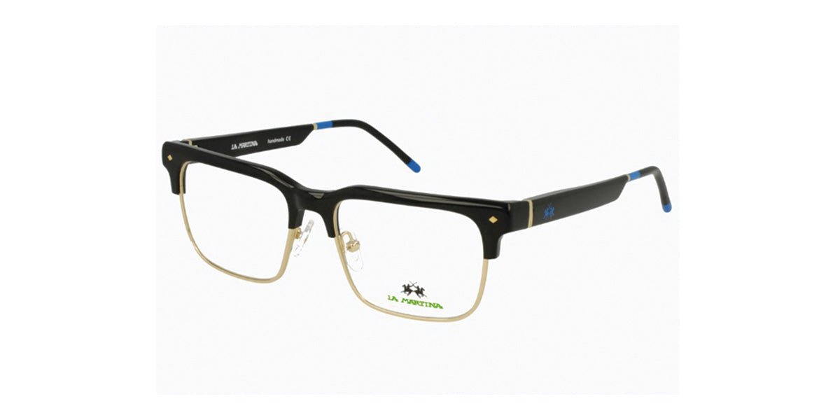 La Martina™ MAV720 COL 00 - Square Shape - Black Men Eyeglass