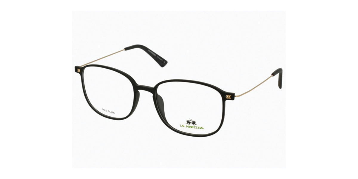 La Martina™ MAV730 COL 00 - Square Shape - Black Men Eyeglass