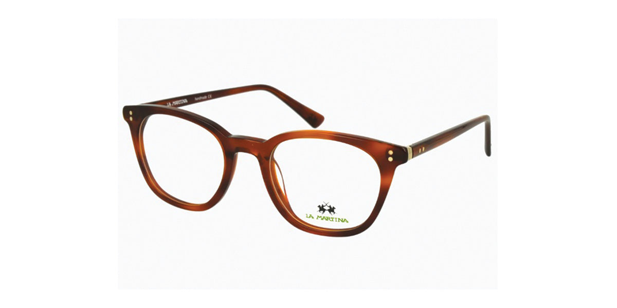 La Martina™ MAV733 COL 12 - Rectangular Shape - Havana Women Eyeglass