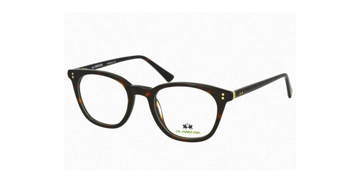 La Martina™ MAV733 COL 16 - Rectangular Shape - Dark Havana - Women Eyeglass