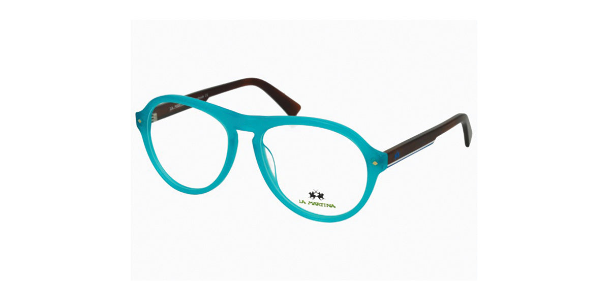 La Martina™ MAV734 COL 07 - Round - Turquoise Women Eyeglass