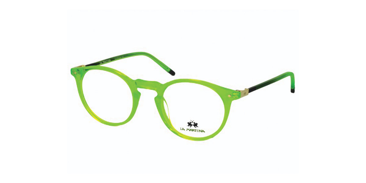 La Martina™ MAV739 COL 07 - Round - Green Women Eyeglass