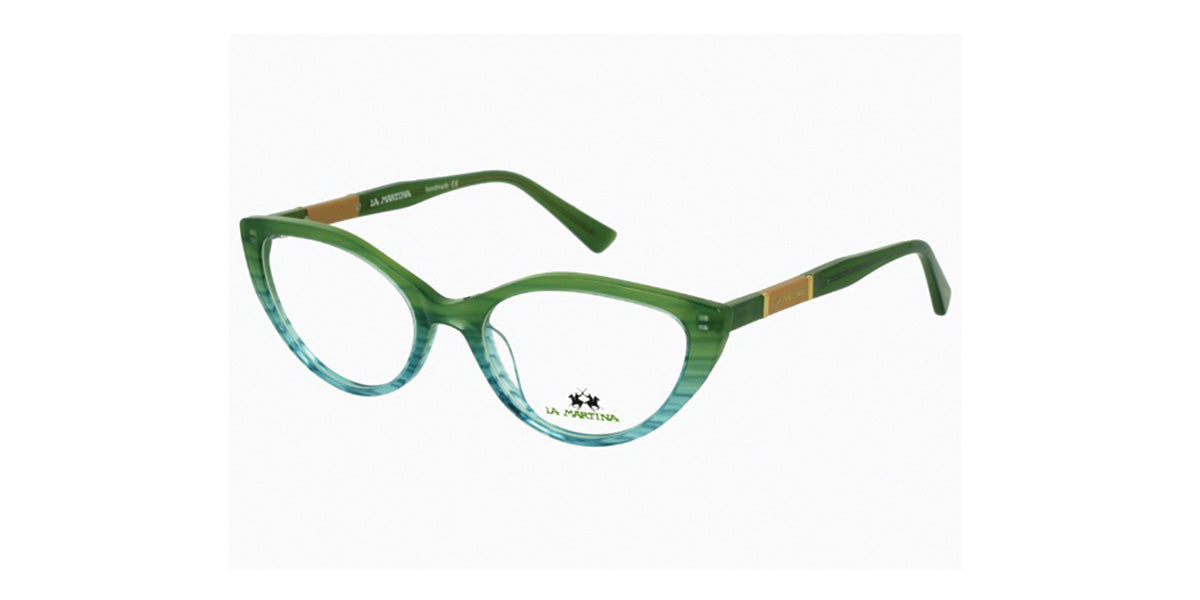 La Martina™ MAV742 COL 02 - Cat-Eye - Turquoise on Green Women Eyeglass