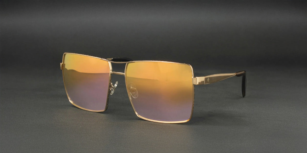 John Richmond™ RIS 006 COL 12 - Square Shape - Gold Women Sunglass