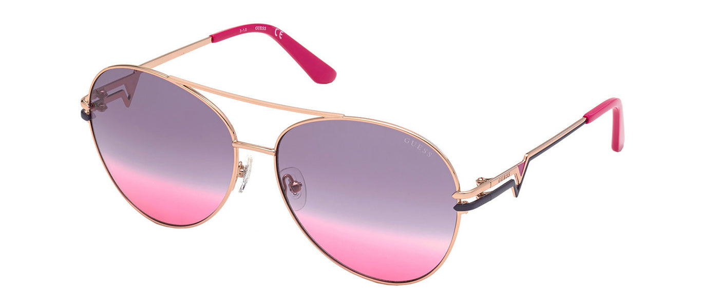 Guess™ GU7735 28Z - Aviator - Mirrored Gradient Violet