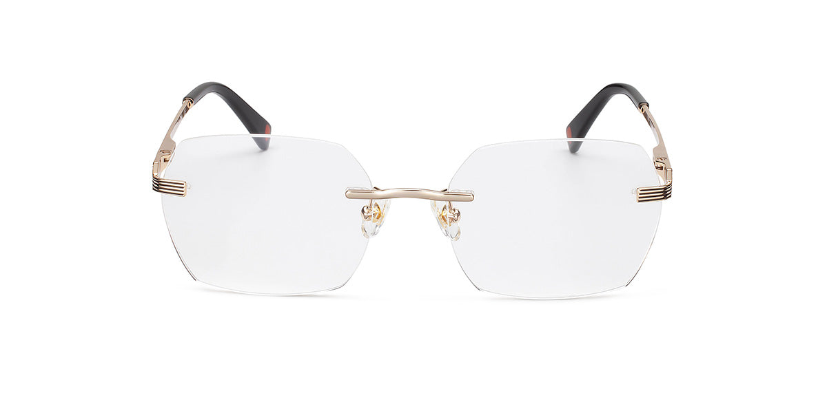 Tonino Lamborghini ™ TL016 - 02 Titanium Rimless with spring sides - Gold