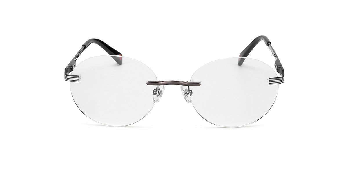 Tonino Lamborghini ™ TL017-04 Titanium Rimless with spring sides - Gunmetal