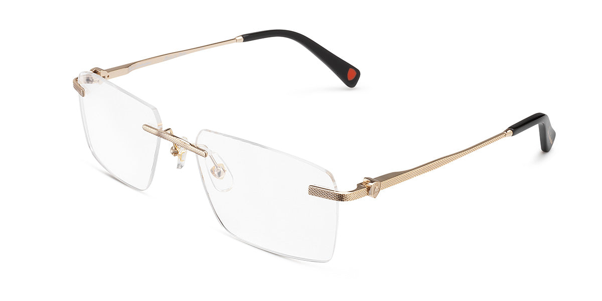 Tonino Lamborghini ™ TL019-02 Titanium Rimless - Gold