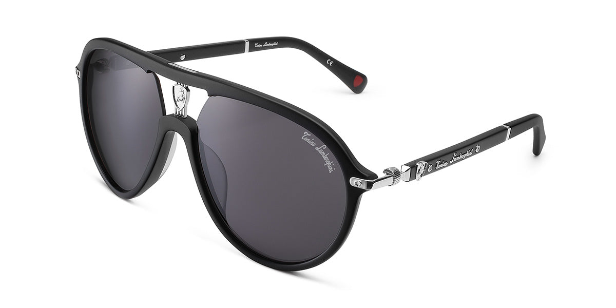 Tonino Lamborghini ™ - Heritage Shield Sunglasses - Oval-Round - TL502-01